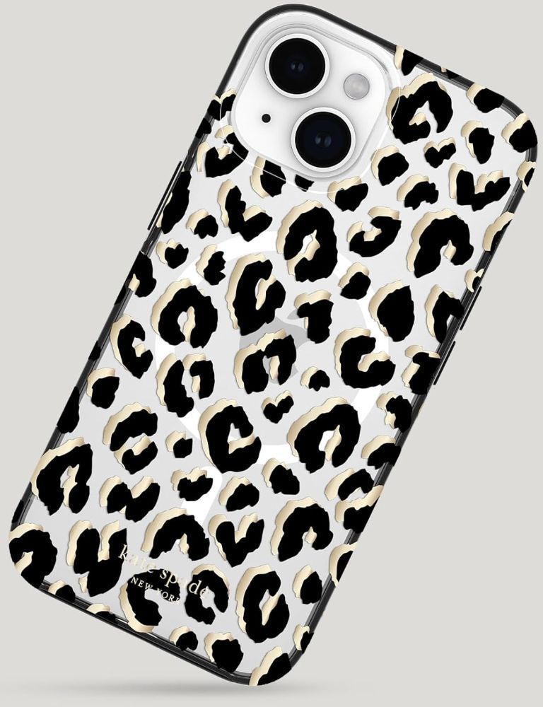 Kate Spade New York Phone Case with MagSafe for iPhone 15 Plus - City Leopard Glitter - Brand New by Kate Spade - Refurbished - Brand New condition - Image 26