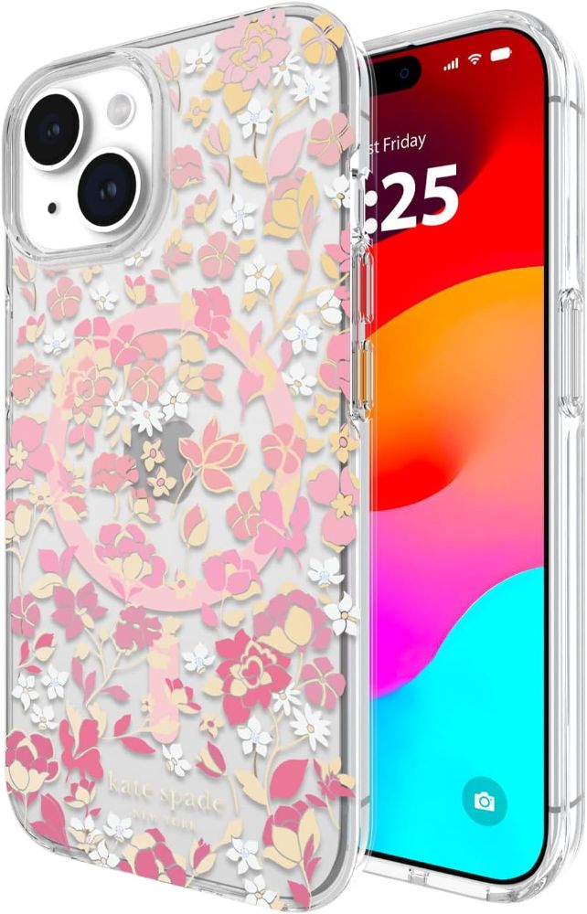 Kate Spade New York Phone Case with MagSafe for iPhone 15 Plus - City Leopard Glitter - Brand New by Kate Spade - Refurbished - Brand New condition - US$27.92
