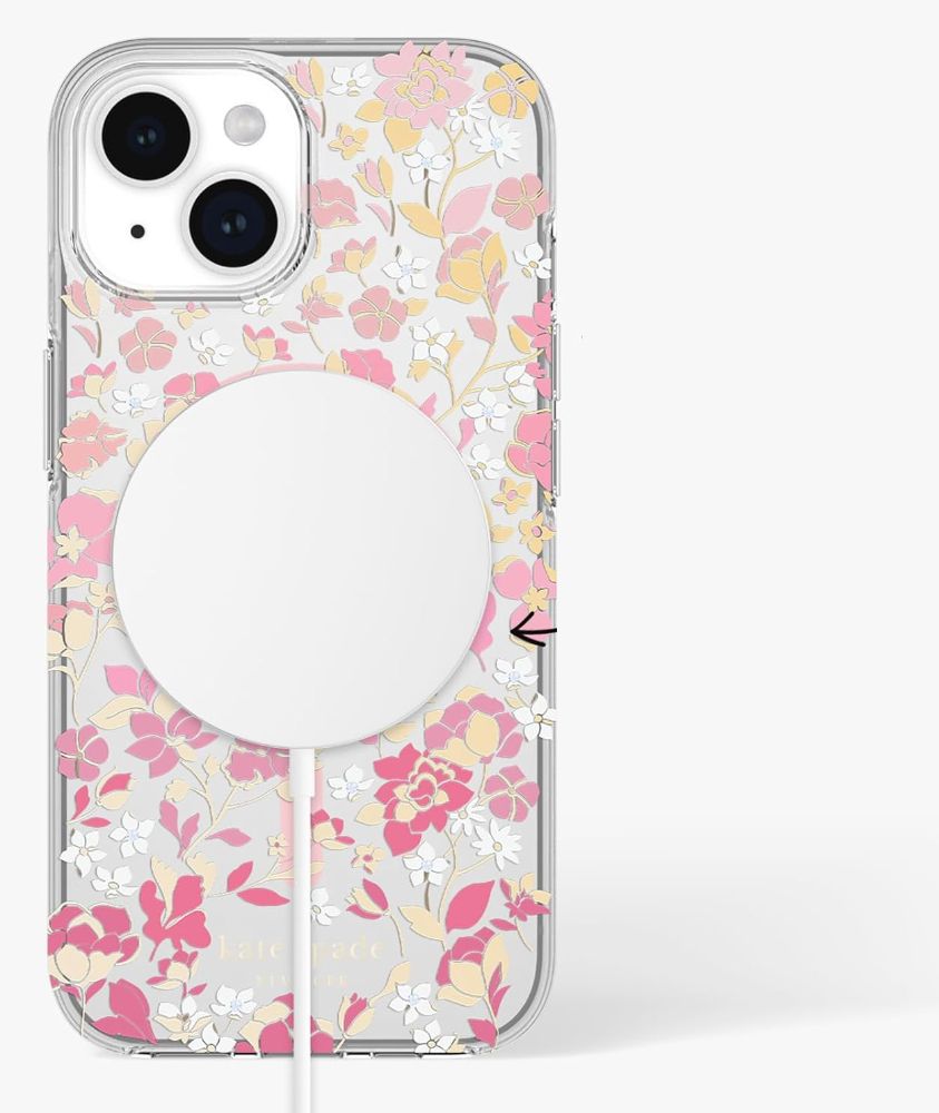 Kate Spade New York Phone Case with MagSafe for iPhone 15 Plus - City Leopard Glitter - Brand New by Kate Spade - Refurbished - Brand New condition - Image 4