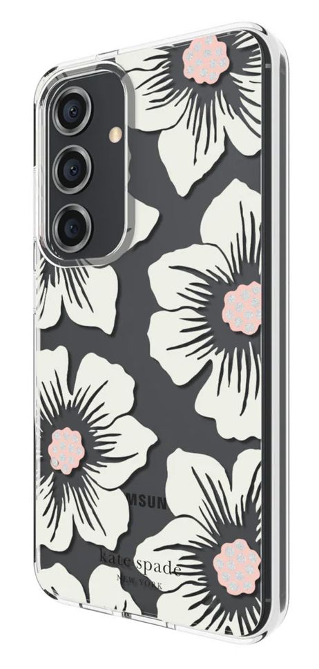 Kate Spade New York Protective Hardshell Phone Case for Galaxy S24 - Hollyhock Cream by Kate Spade New York - Refurbished - Brand New condition - Image 2