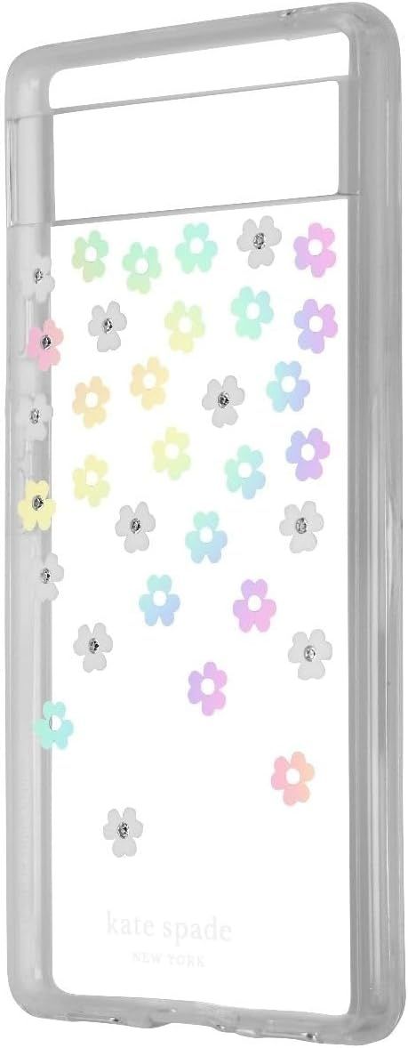 Kate Spade New York Protective Hardshell Phone Case for Google Pixel 6a - Iridescent Scattered Flowers by Kate Spade - Refurbished - Brand New condition - Image 2
