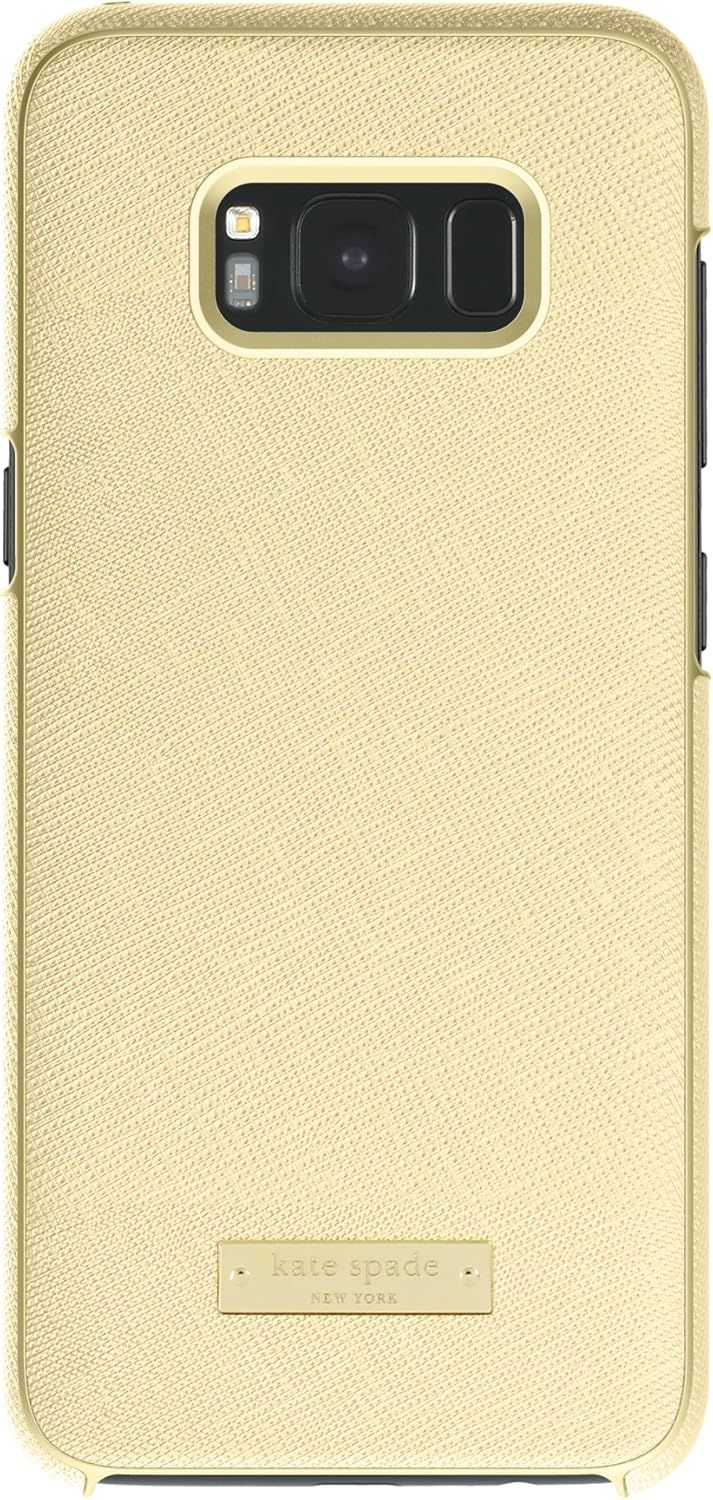 Kate Spade New York Wrap Phone Case for Samsung Galaxy S8+ - Saffiano Gold by Kate Spade - Refurbished - Brand New condition - US$9.13