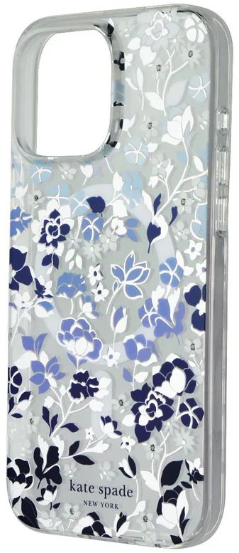 Kate Spade Phone Case with MagSafe for iPhone 16 Pro - Flowerbed Blue Gems by Kate Spade - Refurbished - Brand New condition - Image 4