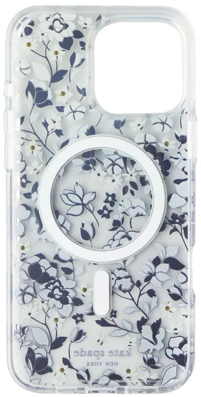 Kate Spade Phone Case with MagSafe for iPhone 16 Pro - Flowerbed Blue Gems by Kate Spade - Refurbished - Brand New condition - Image 5