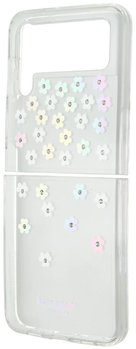 Kate Spade Protective Hardshell Phone Case for Galaxy Z Flip4 - Scattered Flowers by Kate Spade - Refurbished - Brand New condition - US$8.78