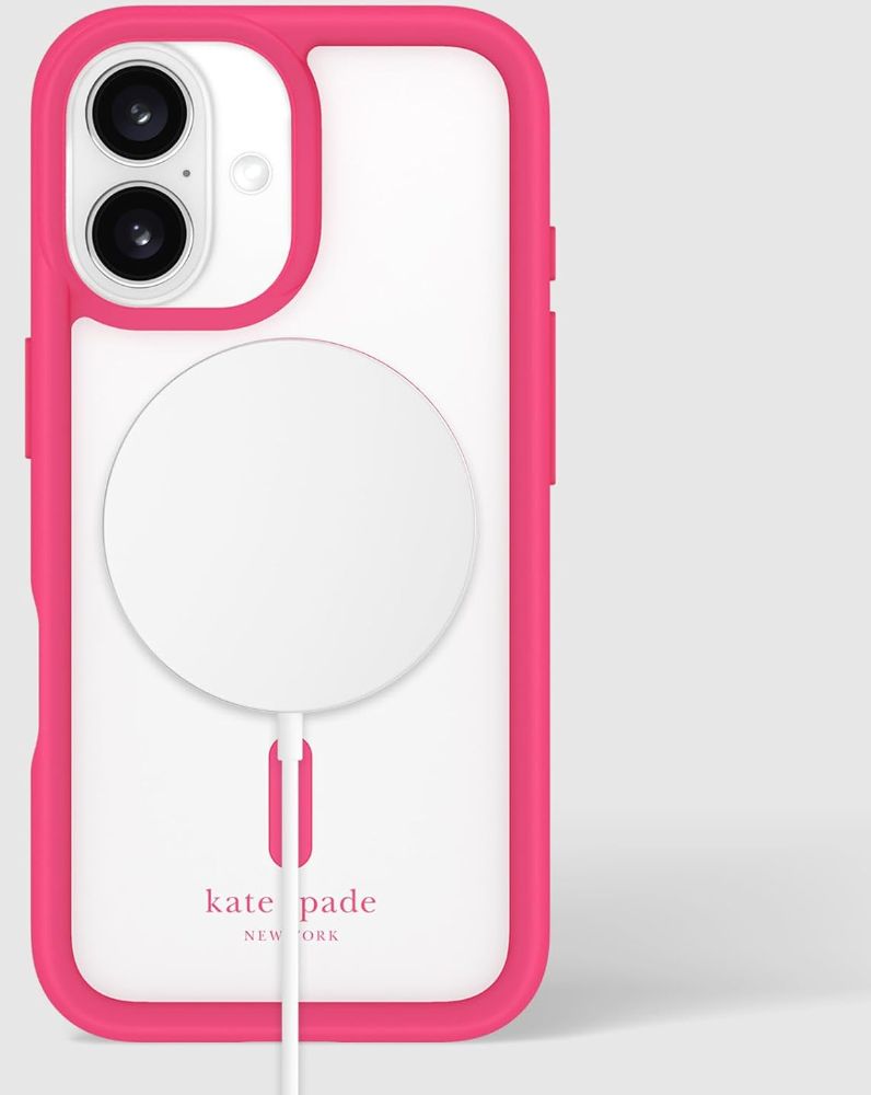 Kate Spade Ultra Protective Phone Case with MagSafe for iPhone 16 - Pom Pom Pink by Kate Spade - Refurbished - Brand New condition - Image 5