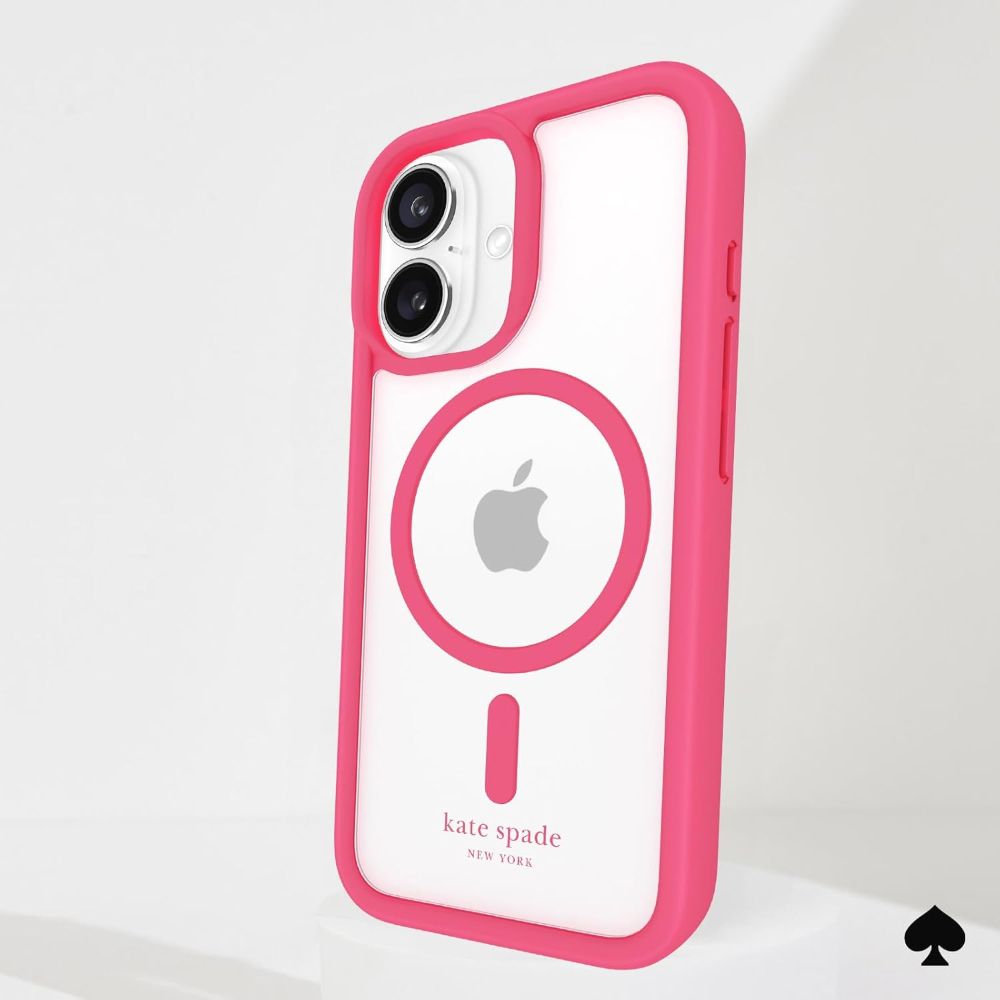 Kate Spade Ultra Protective Phone Case with MagSafe for iPhone 16 - Pom Pom Pink by Kate Spade - Refurbished - Brand New condition - Image 6
