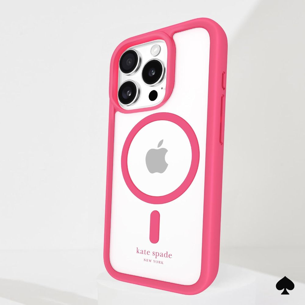 Kate Spade Ultra Protective Phone Case with MagSafe for iPhone 16 Pro - Pom Pom Pink by Kate Spade - Refurbished - Brand New condition - Image 6