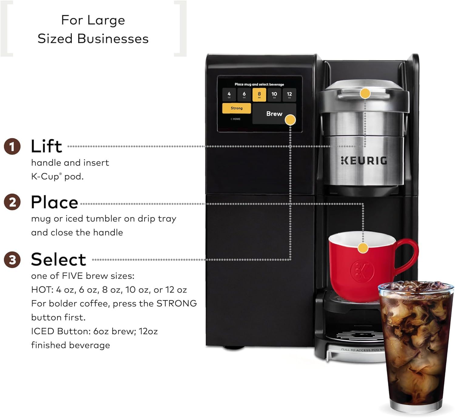 Keurig K-3550 Large Business Coffee Maker - Black by Keurig - Image 17