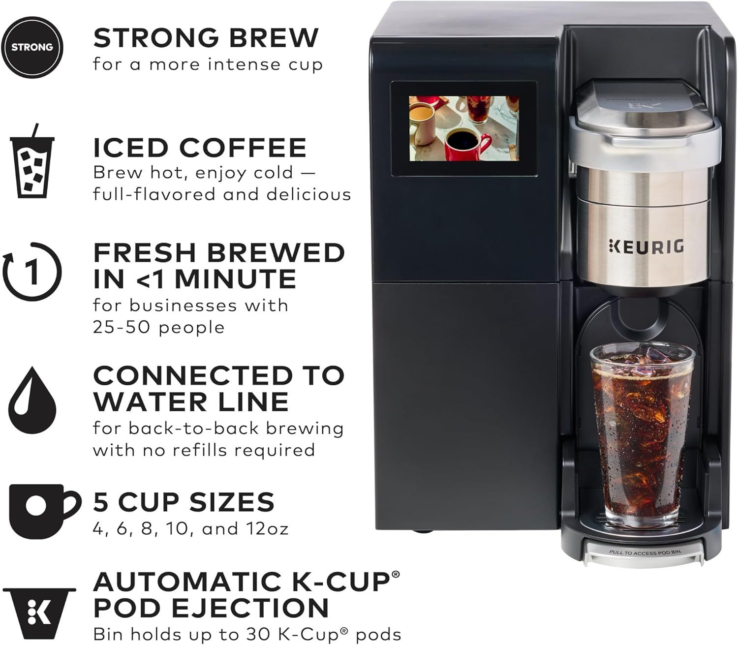 Keurig K-3550 Large Business Coffee Maker - Black by Keurig - Image 8