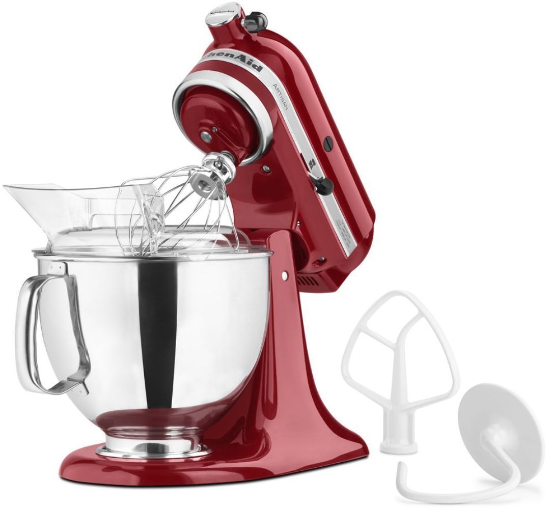 KitchenAid Artisan Series 5 Quart Tilt-Head Stand Mixer KSM150PS - Empire Red by KitchenAid - Image 3