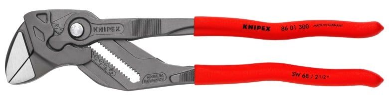 Knipex 86 01 300 12" Pliers Wrench - Black/Red by Knipex - Refurbished - Premium condition - US$85.92