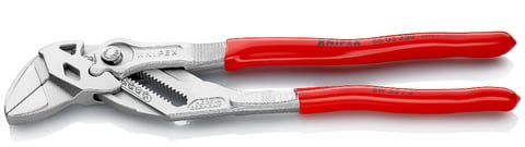 Knipex 86 03 250 10" Pliers Wrench - Silver/Red by Knipex - Refurbished - Premium condition - US$70.18