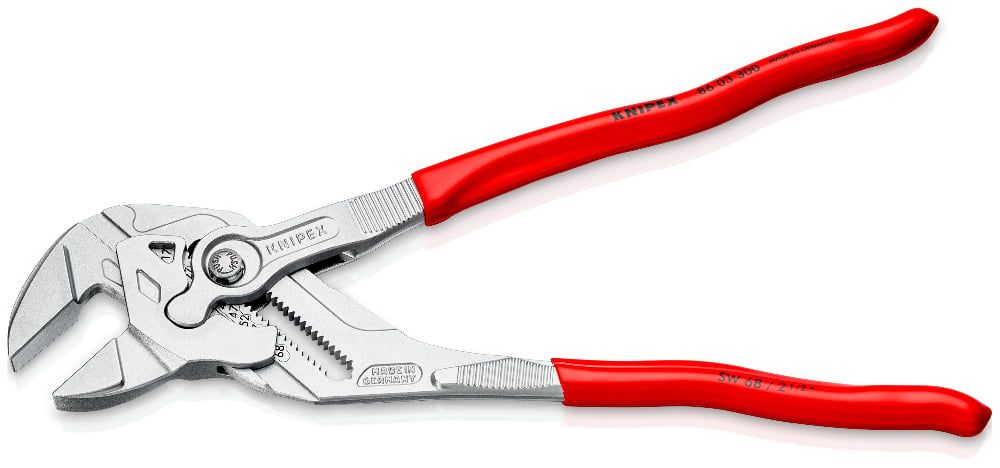 Knipex 86 03 300 12" Pliers Wrench - Silver/Red by Knipex - Refurbished - Like New condition - Image 2