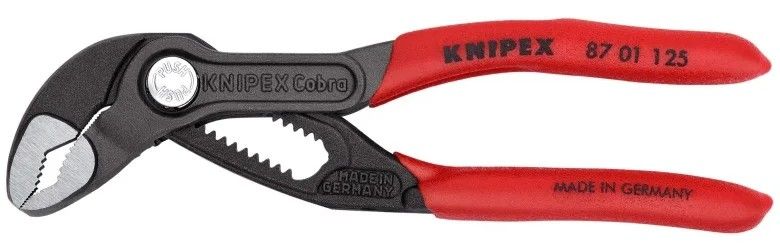 Knipex 87 01 125 5" Cobra Water Pump Pliers - Black/Red by Knipex - Refurbished - Premium condition - US$40.94