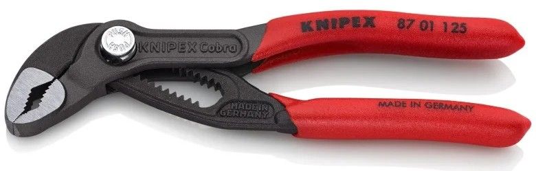 Knipex 87 01 125 5" Cobra Water Pump Pliers - Black/Red by Knipex - Image 2