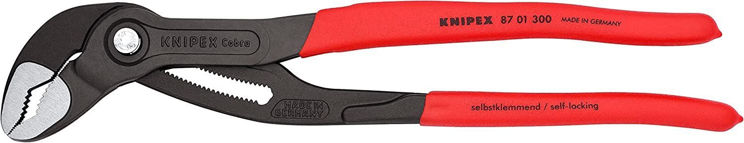 Knipex 87 01 300 12" Cobra Water Pump Pliers - Black/Red by Knipex - Refurbished - Like New condition - Image 3