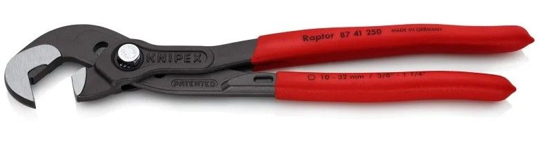 Knipex 87 41 250 10" Raptor Pliers - Black/Red by Knipex - Image 3