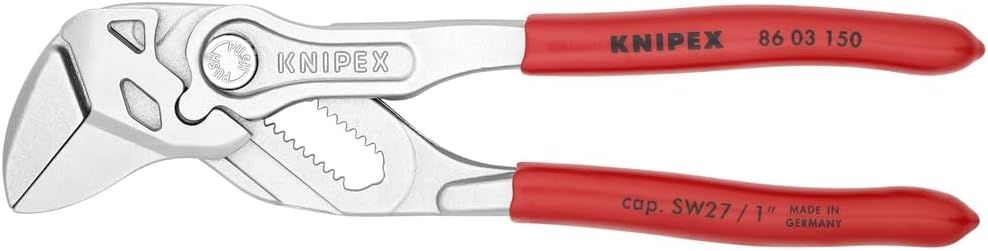 Knipex 9K 00 80 45 US 3 Pcs Pliers Wrench Set - Silver/Red by Knipex - Image 2