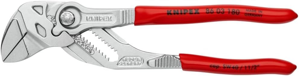 Knipex 9K 00 80 45 US 3 Pcs Pliers Wrench Set - Silver/Red by Knipex - Image 3