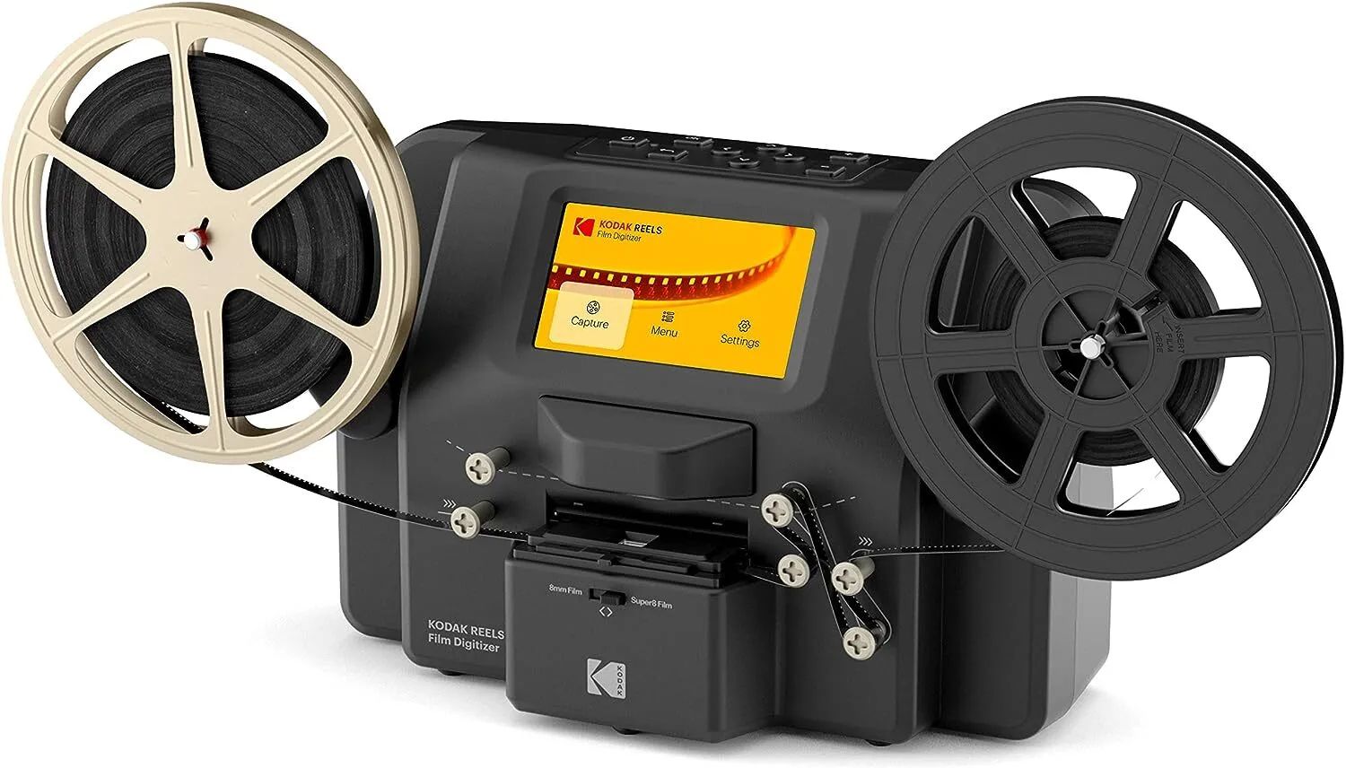 Kodak REELS Film Digitizer for 8mm & Super 8 Film - Black by Kodak - Refurbished - Very Good condition - US$345.18