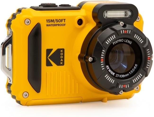 Kodak WPZ2 PIXPRO Digital Camera - Yellow by Kodak - Refurbished - Very Good condition - US$302.99