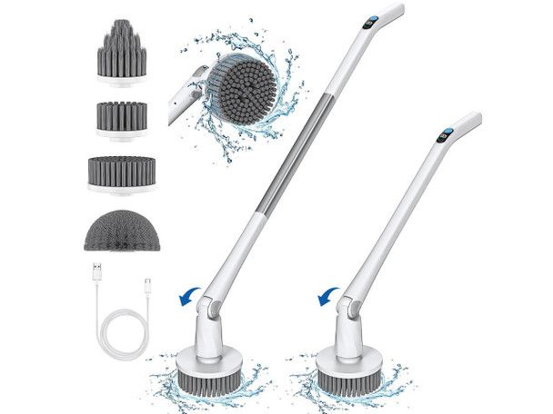 KOHE Electric Spin Scrubber 360 Cordless Brush - White by KOHE - Refurbished - Very Good condition - US$32.53