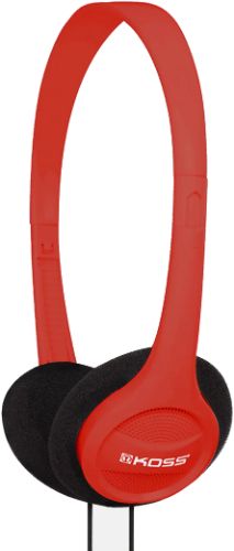 Koss KPH7 Colors On-Ear Headphones - Red by Koss - Refurbished - Premium condition - US$52.49