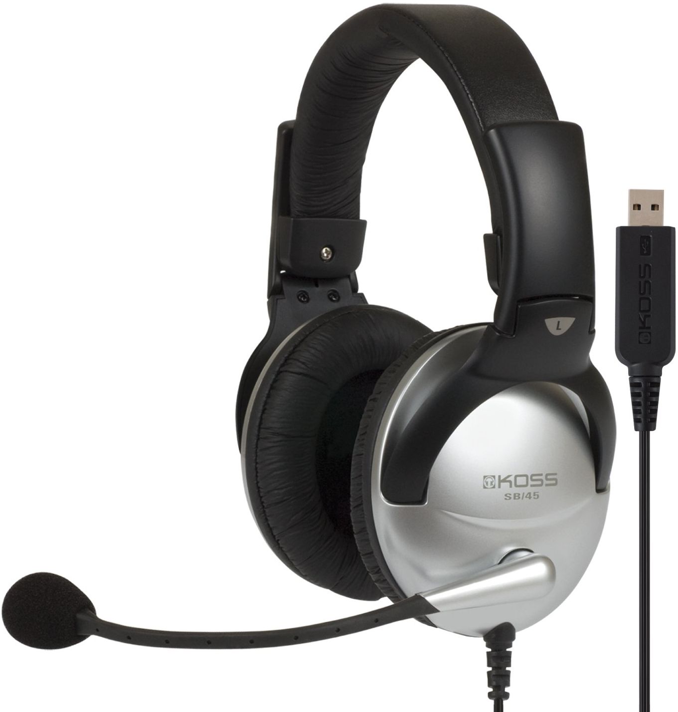 Koss SB45 Communication Stereo Headset - Grey by Koss - Image 3