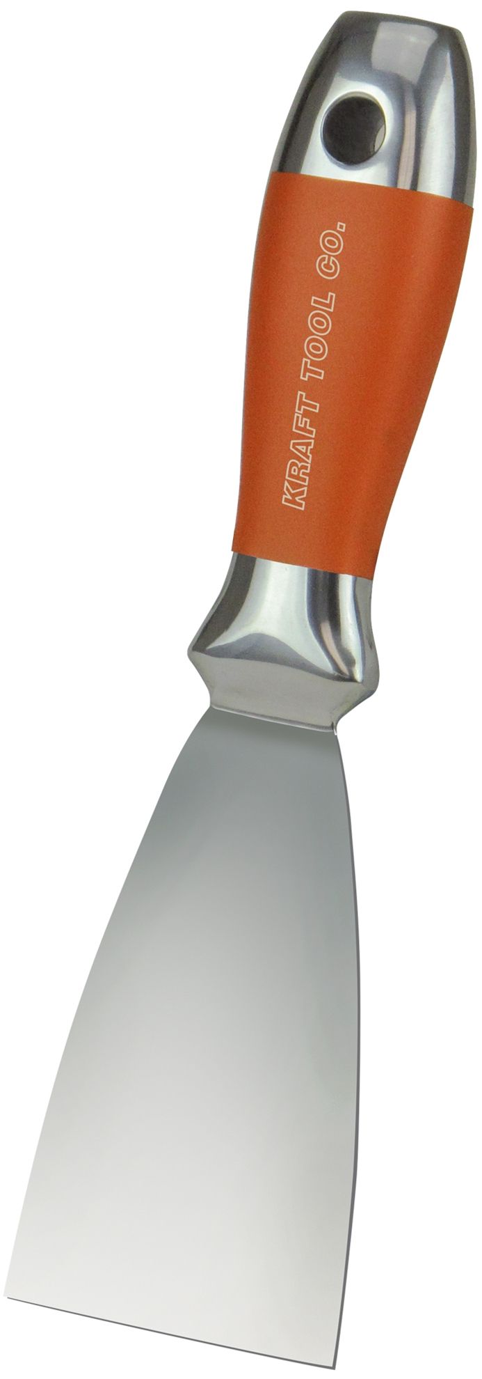 Kraft Tool Co. Elite Series(TM) All Stainless Steel Putty Knife with Sure Grip Handle 2" (DW728PF) - Stainless Steel by Kraft Tool Co. - Refurbished - Like New condition - US$22.25