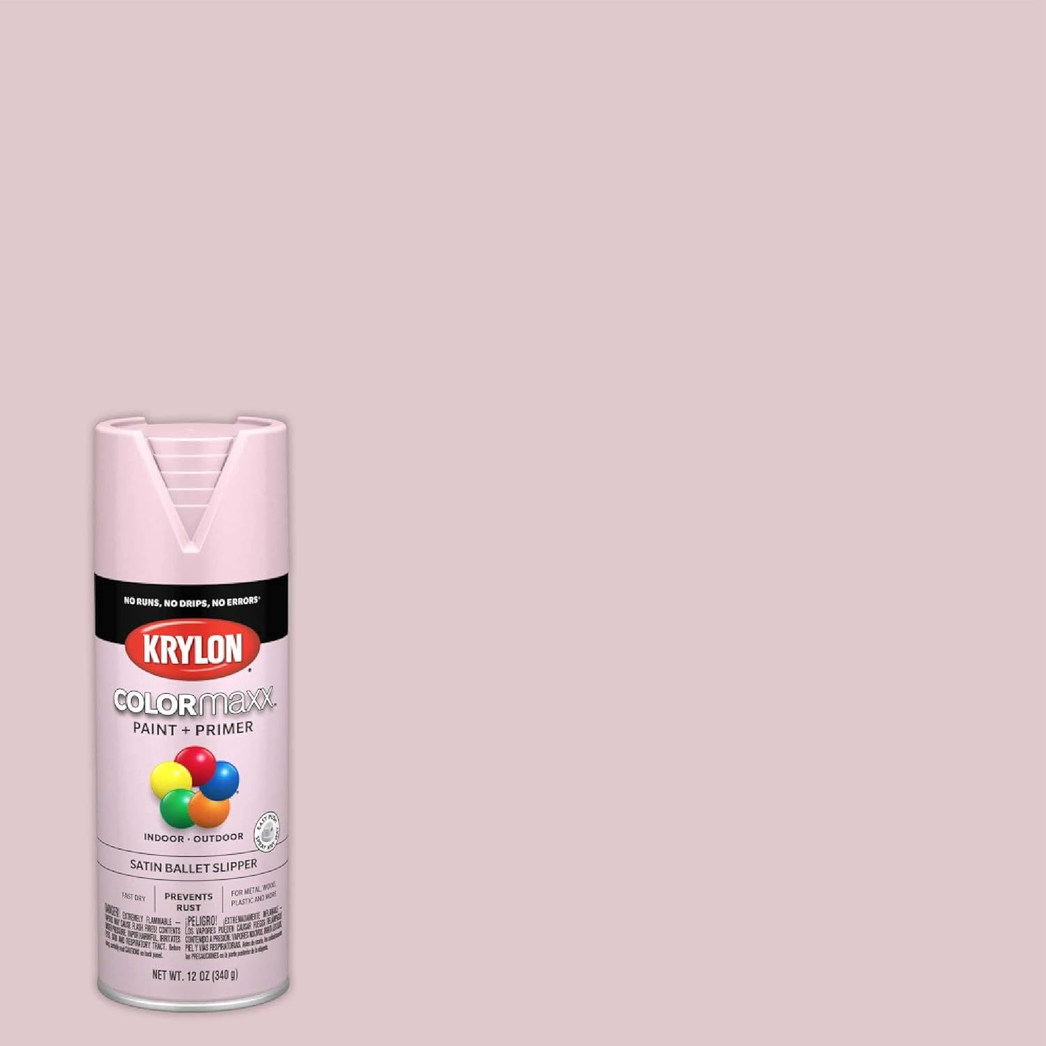 Krylon COLORmaxx Spray Paint + Primer Satin Series - Ballet Slipper by Krylon - Image 2