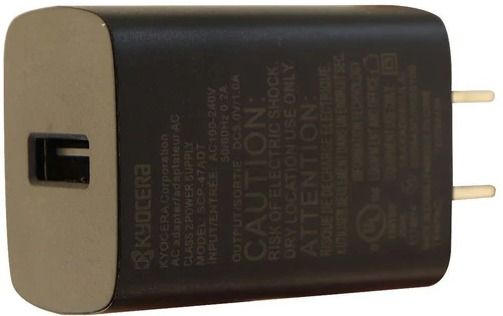 Kyocera 5V 1A Wall Charger Single USB Port Charging Adapter (SCP-47ADT) - Black by Kyocera - Refurbished - Very Good condition - Image 2