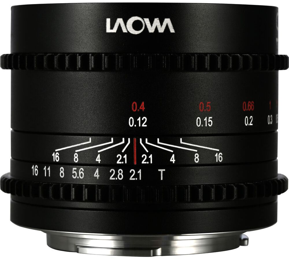 Laowa Zero-D Cine Lens 10mm T2.1 MFT-mount - Black by Laowa - Refurbished - Very Good condition - CA$541.98