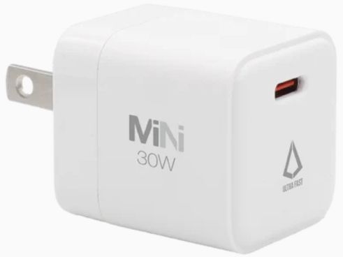 LBT Ultra Fast 30W Mini Wall Charger with USB-C Port - White by LBT - Refurbished - Good condition - CA$29.99