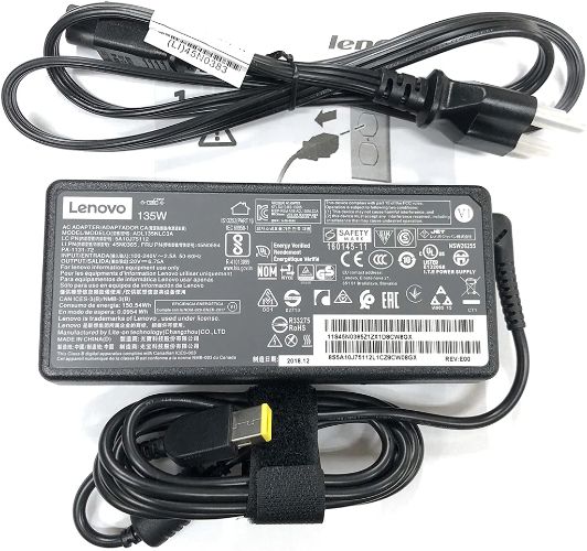 Lenovo 20V 6.75A 135W AC Adapter Charger - Black by Lenovo - Refurbished - Very Good condition - CA$76.49