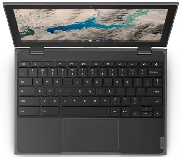 Lenovo 100e Chromebook (2nd Gen) Laptop 11.6" - Black - MediaTek MT8173C 2.1GHz - 4GB RAM - 32GB by Lenovo - Image 2