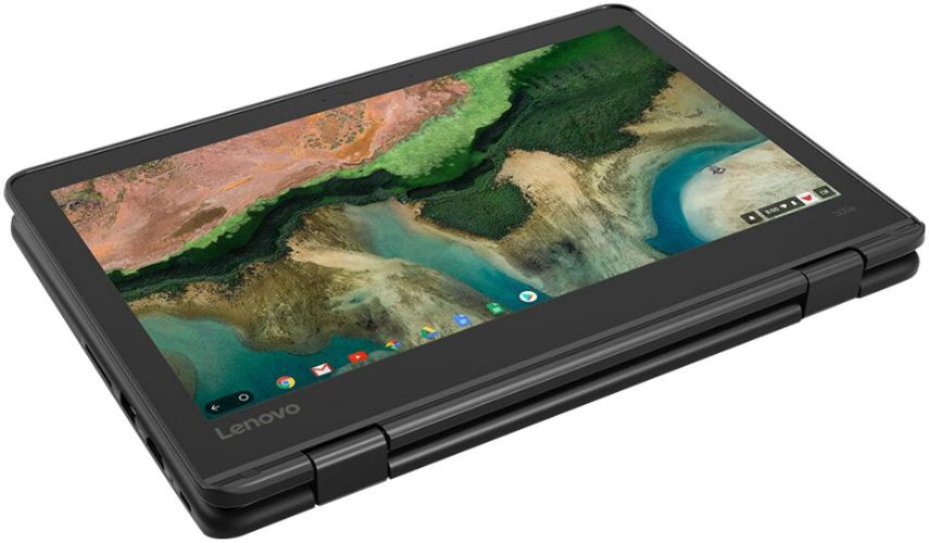 Lenovo 300e Chromebook Laptop (Gen 1) 11.6" - Black - Intel Celeron 4020 1.1GHz - 4GB RAM - 32GB by Lenovo - Image 2