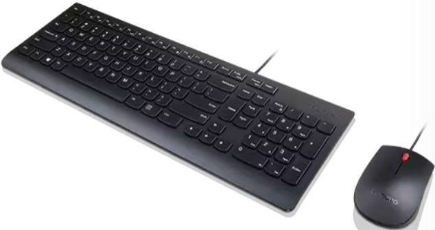 Lenovo Lenovo Essential Wired Combo Keyboard and Mouse - Black by Lenovo - Image 2