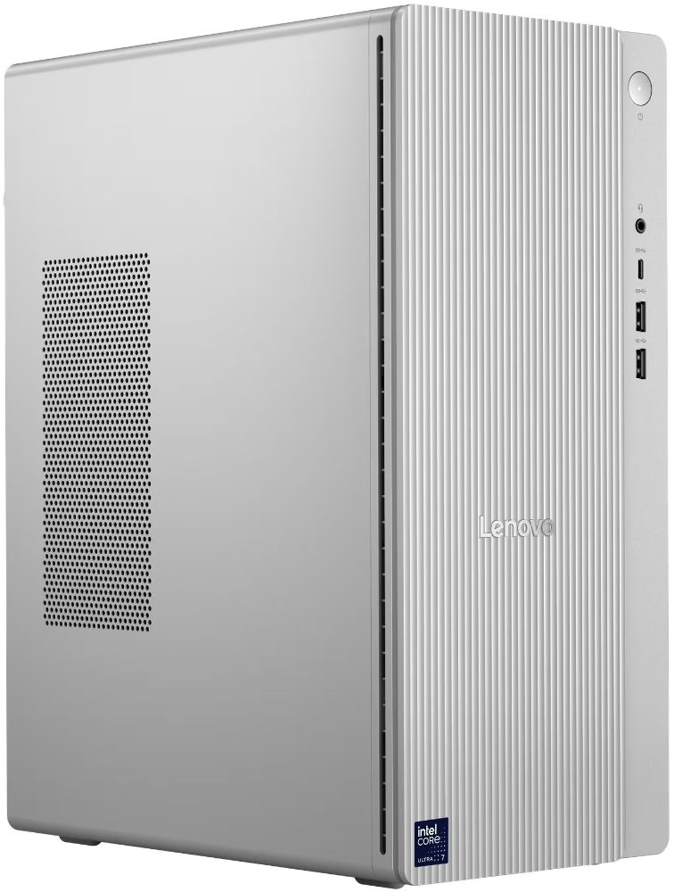 Lenovo IdeaCentre 17IAS10 (91B1001KUS) Tower Desktop - Intel Core Ultra 5 225 3.3GHz - 1TB - Luna Grey - 32GB RAM by Lenovo - Image 4