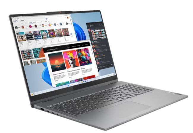 Lenovo Ideapad 5 2-In-1 16Iru9 Touch Laptop 16" - Luna Grey - Intel Core 5 120U 1.4GHz - 16GB RAM - 512GB by Lenovo - Refurbished - Very Good condition