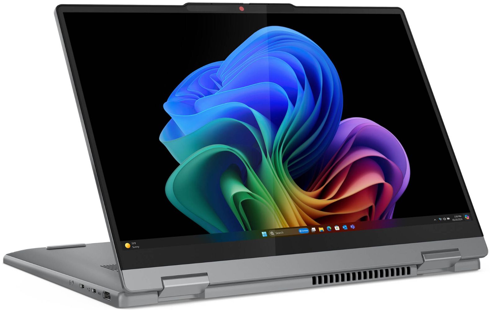 Lenovo Lenovo Ideapad Slim 5 14Q8X9 2-in-1 Laptop 14" - Snapdragon X Plus X1P42-100 3.2GHz - 16GB - 1TB - Luna Grey - 14 Inch - Very Good - Standard Battery by Lenovo - Refurbished - Very Good condition - Image 8