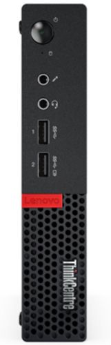 Lenovo ThinkCentre M710q Tiny Desktop - Intel Pentium G4400T 2.9GHz - 256GB - Black - 8GB RAM by Lenovo - Refurbished - Very Good condition - CA$460.99