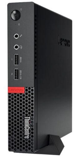 Lenovo ThinkCentre M710q Tiny Desktop - Intel Core i5-7500T 2.7GHz - 256GB - Black - 8GB RAM by Lenovo - Image 2