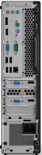 Lenovo ThinkCentre M910s SFF - Intel Core i5-7500 3.4GHz - 512GB - Black - 16GB RAM by Lenovo - Image 3