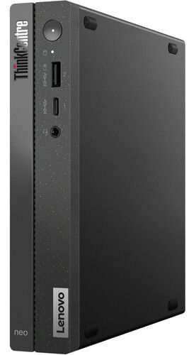 Lenovo ThinkCentre Neo 50q (Gen 4) Tiny Desktop Computer - Intel Core i5-13420H 2.1GHz - 256GB - Black - 8GB RAM by Lenovo - Image 3