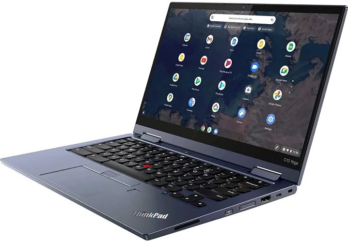 Lenovo ThinkPad C13 Yoga Chromebook Laptop 13.3" - Abyss Blue - AMD Ryzen 5 3500C 2.1GHz - 8GB RAM - 256GB by Lenovo - Image 2