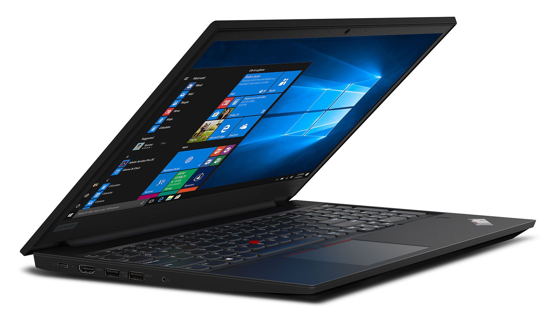 Lenovo Lenovo ThinkPad E590 Laptop 15.6" - Intel Core i5-8265U 1.6GHz - 16GB - 256GB - Black - 15.6 Inch - Good - Standard Battery by Lenovo - Refurbished - Good condition - Image 2