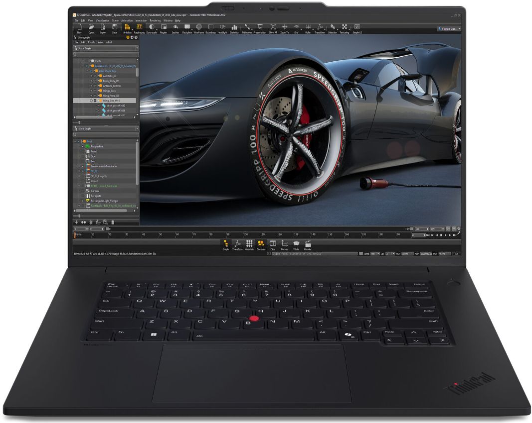 Lenovo ThinkPad P1 (Gen 7) Mobile Workstation Laptop 16" - Black - Intel Core Ultra 7 165H 3.8GHz - 32GB RAM - 1TB by Lenovo - Refurbished - Like New condition - CA$3808.99