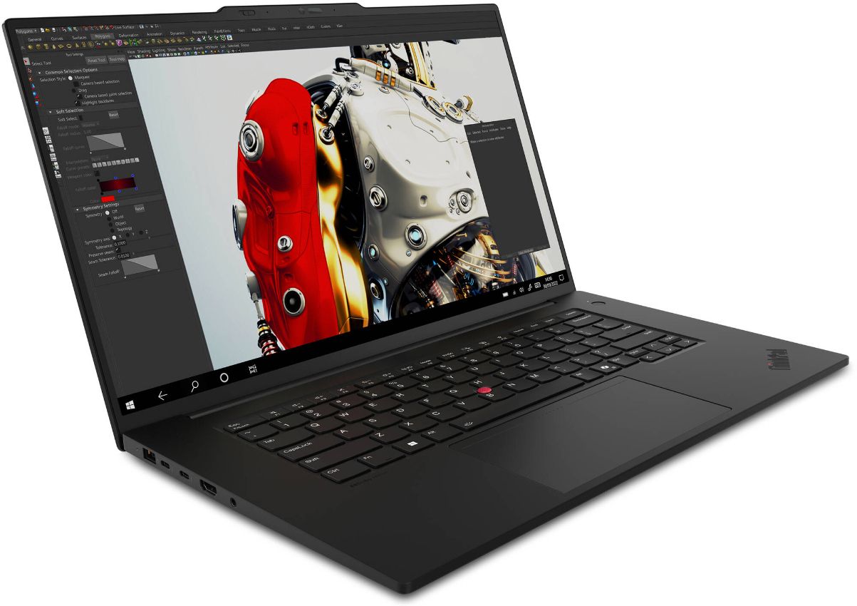 Lenovo ThinkPad P1 (Gen 7) Mobile Workstation Laptop 16" - Black - Intel Core Ultra 7 165H 3.8GHz - 32GB RAM - 1TB by Lenovo - Image 3