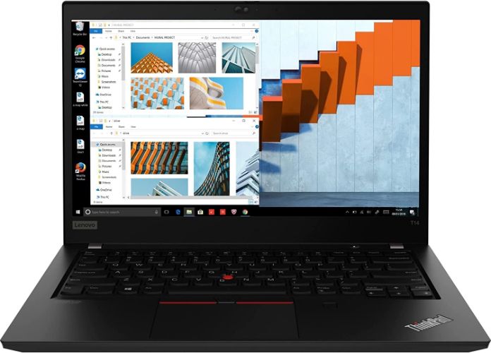 Lenovo ThinkPad T14 Gen 2 (Intel) Laptop 14" - Black - Intel Core i5-1145G7 2.4GHz - 16GB RAM - 256GB by Lenovo - Refurbished - Very Good condition - US$393.99